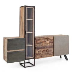 Credenza Manchester 193x380xh165 cm nero