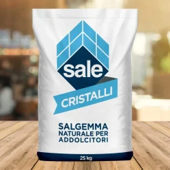Cristalli di salgemma per addolcitori 25 kg