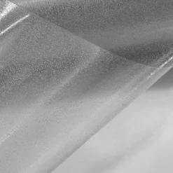 Cristallo Stampato 30 m x 140 cm Glitter Argento