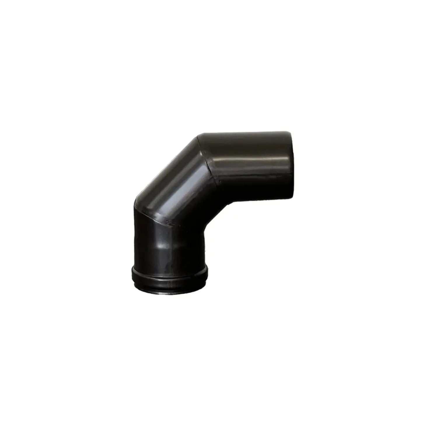 Curva a 90° per stufa a pellet Ø 80 mm x SP 1,2 mm con guarnizione