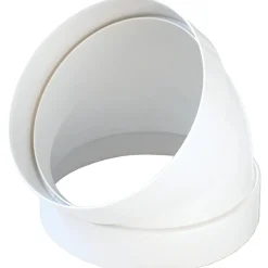 Curva 45° Ø 100 mm per canalizzaziona aria