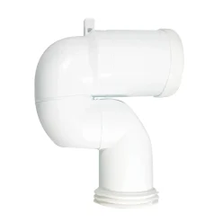 Curva tecnica Ideal Standard regolabile da 160 a 200 mm per vaso quarzo f.muro t