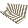 Cuscini per dondolo 4 posti Riga taupe 12x50x170 cm