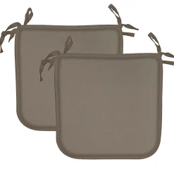 Cuscini per sedia Riga taupe 2 pz 40x40 cm