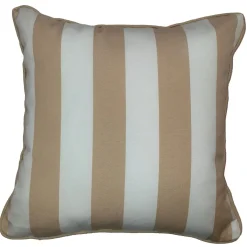 Cuscino arredo righe beige 40x40 cm