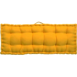 Cuscino da pavimento Futon colore giallo 40x120 cm