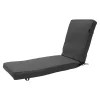 Cuscino lettino Oxford grigio 55x180x9 cm
