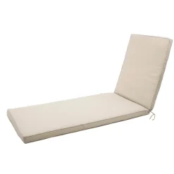Cuscino per lettino beige 60x190x5 cm