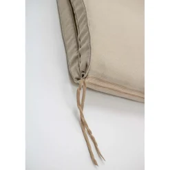 Cuscino per sdraio beige 50x120x5 cm