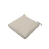 Cuscino per sedia beige 40x40x5 cm