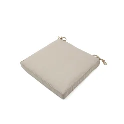 Cuscino per sedia beige 40x40x5 cm