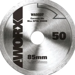Disco diamantato Worx per minisega circolare compatta Versacut