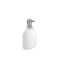 Dispenser sapone Bird in ceramica bianco