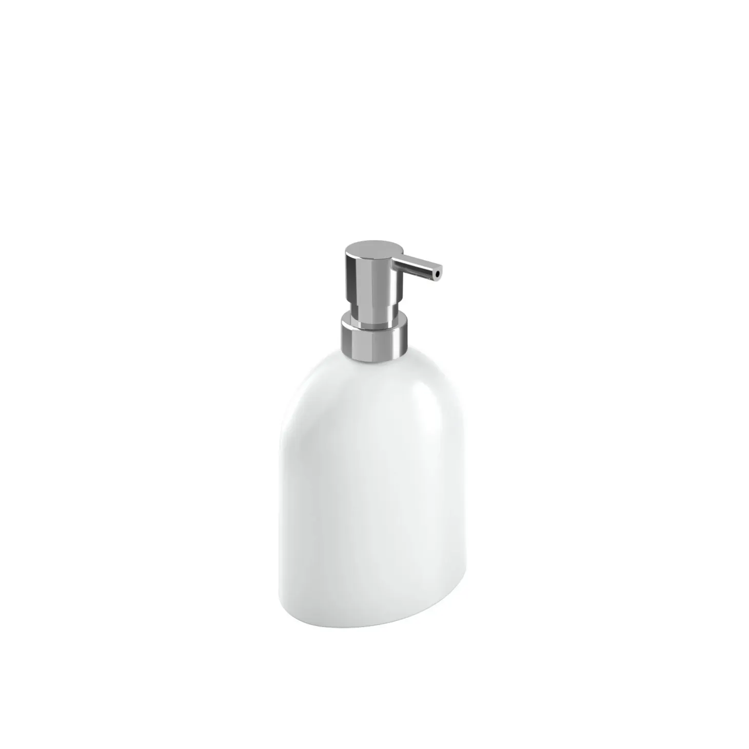 Dispenser sapone Bird in ceramica bianco