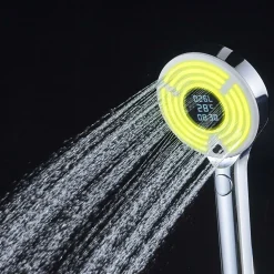 Doccia Sense 3 getti con display digitale e LED cromo