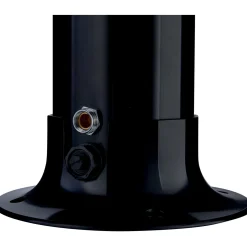 Doccia da giardino nero 35 l con lavapiedi