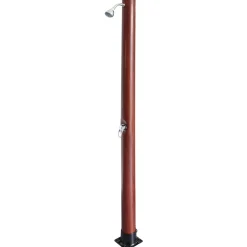 Doccia da giardino solare in PVC effetto legno 9 l