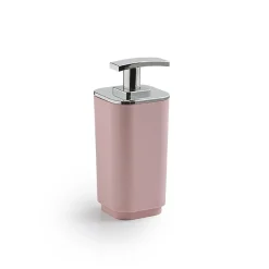 Dosasapone bagno Seventy in resine termoplastiche rosa matt