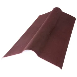 Elemento di colmo per lastre da copertura Onduline 100x50 cm rosso