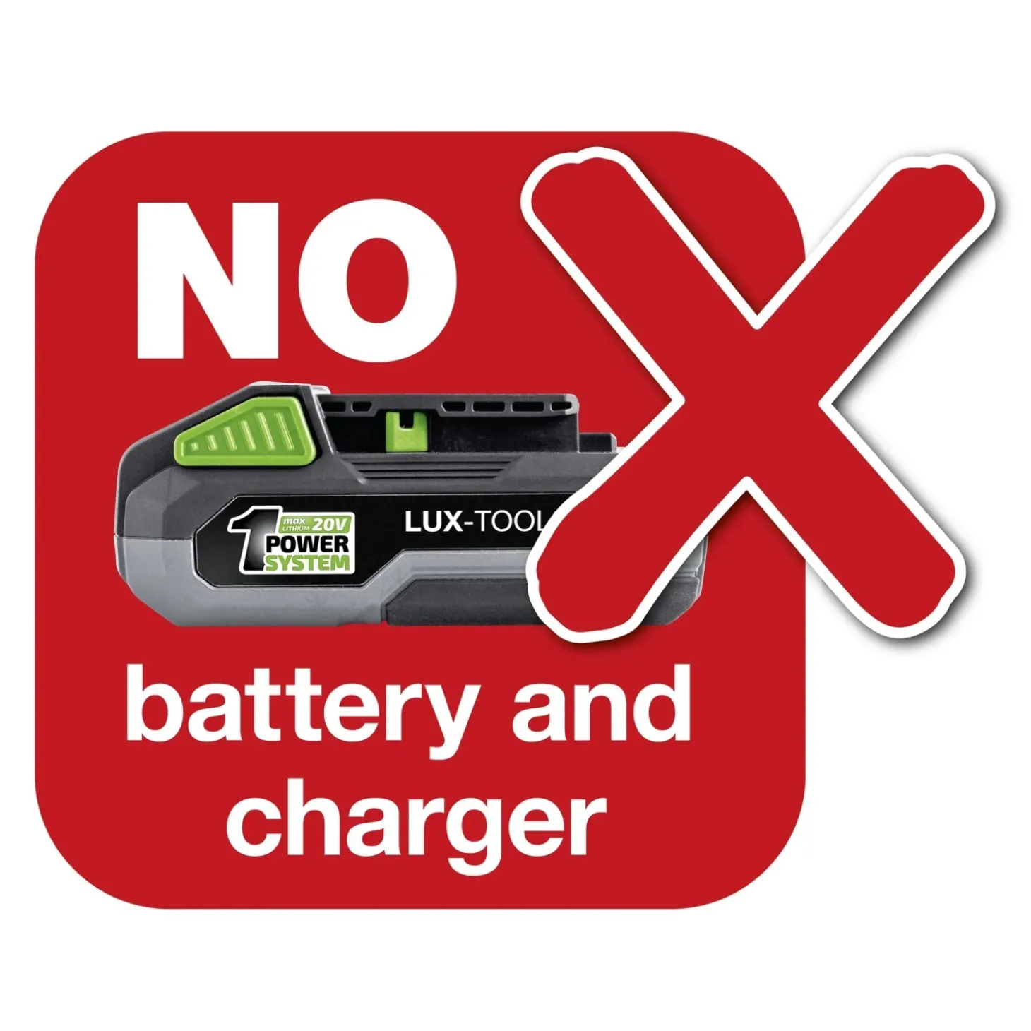 Elettrosega a batteria LUX A-KS-20/25 - Solo corpo macchina