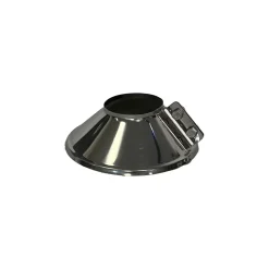 Faldale per tetto inclinato in acciaio inox AISI 316 Ø 80 mm