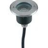Faretto calpestabile Walk a LED acciaio rotondo 8 cm x 8 cm x 10 cm