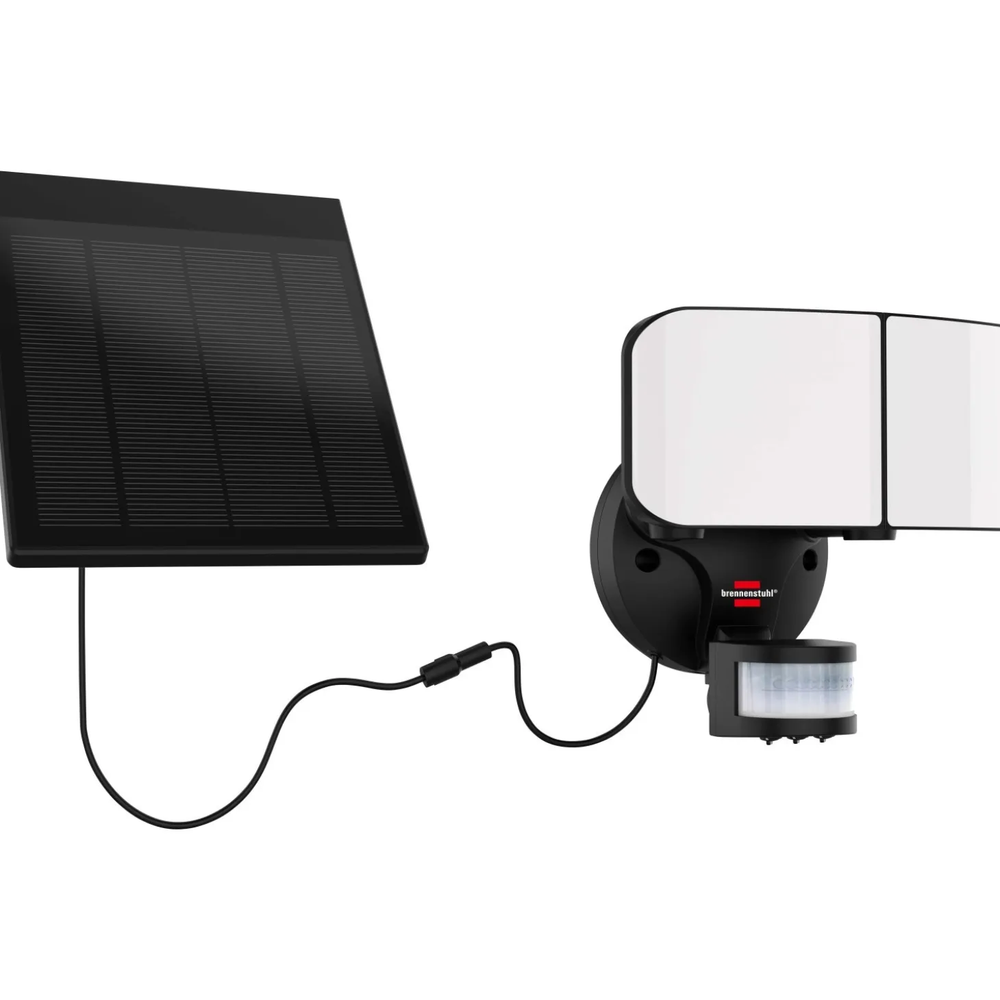 Faretto solare da esterno LED SOL WL brennenstuhl® 900 13W 900lm nero