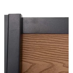 Fascia superiore e inferiore in PWC per pannello nero