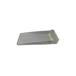 Fermaporta antiurto in plastica trasparente