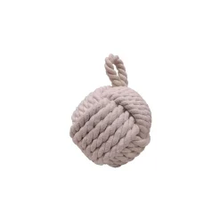 Fermaporta gomitolo colore beige 14x14x18 cm