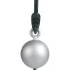 Fermatovaglia in metallo a sfera 4 pz