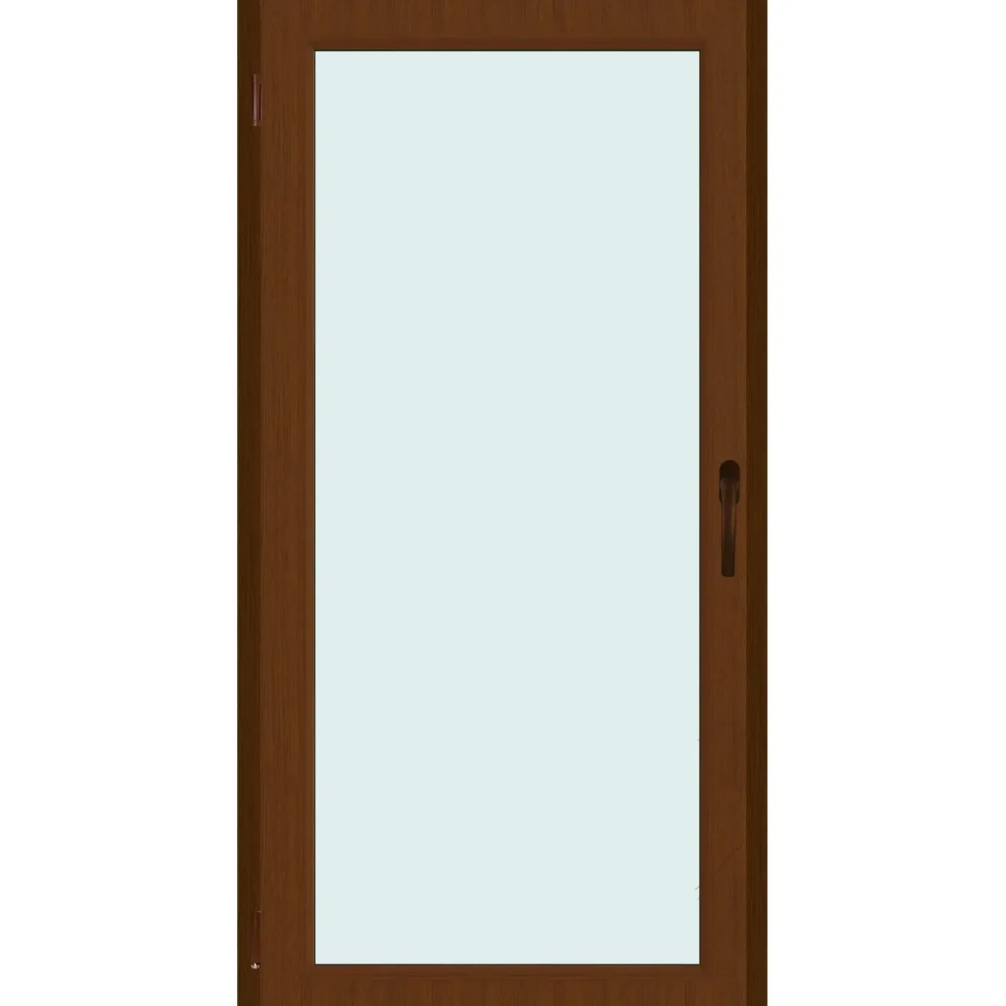 Finestra 1 anta 45 cm x 80 cm destra noce