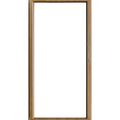 Finestra 1 anta sx pvc color legno 120x60 cm