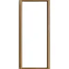 Finestra 1 anta sx pvc color legno 140x60 cm
