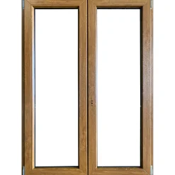 Finestra 2 ante dx pvc color legno 140x100 cm