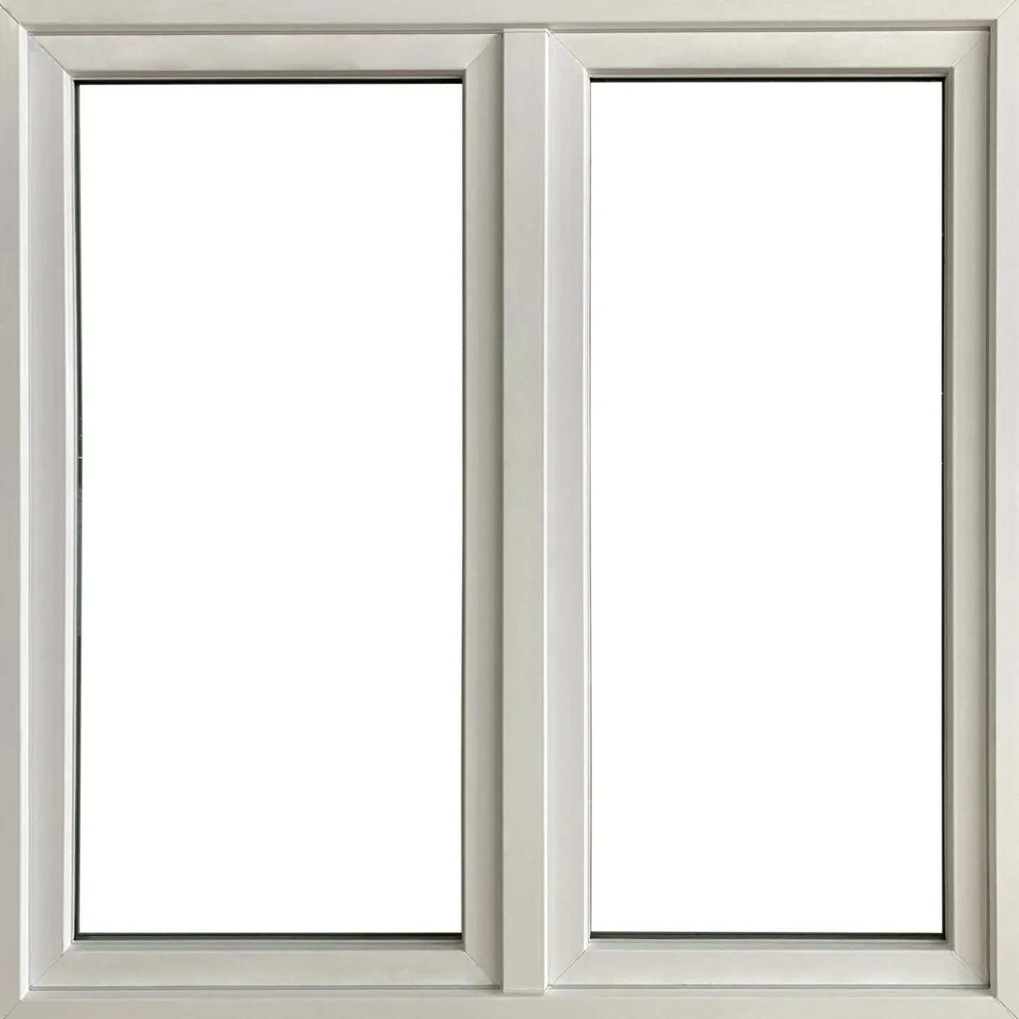 Finestra 2 ante dx PVC 120x120 cm