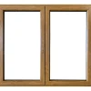 Finestra 2 ante sx pvc color legno 120x140 cm