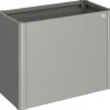 Fioriera Biohort Belvedere Maxi quarzo metallizzato 50 x 100 cm