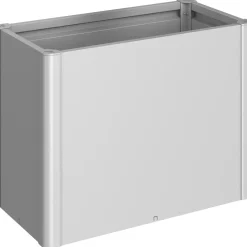 Fioriera da esterno Biohort Belvedere Maxi argento metallizzato 77x102x53 cm