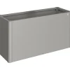 Fioriera da esterno Biohort Belvedere Maxi grigio quarzo 77x152x53 cm
