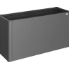 Fioriera da esterno Biohort Belvedere Maxi grigio scuro 77x152x53 cm