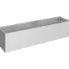 Fioriera da esterno Biohort Belvedere Mini argento metallizzato 45x201x53 cm