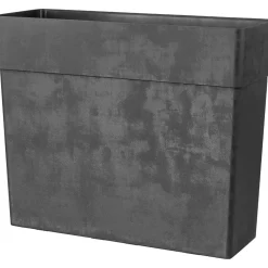 Fioriera da esterno Deroma Like materiale sintetico antracite 65x78x29,5 cm