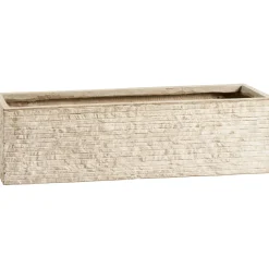 Fioriera da esterno OBI Bernay in fibreclay beige 79,5 cm
