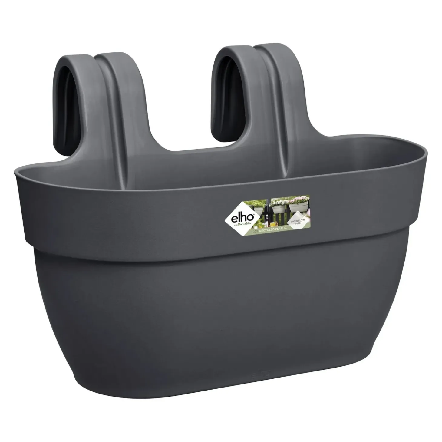 Fioriera Elho Vibia Campana 36x24x26 cm antracite tg M