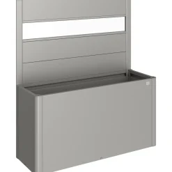 Fioriera frangivista Belvedere Biohort con vetro acrilico 150 cm Gri quarz met