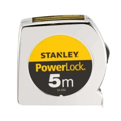 Flessometro Stanley Powerlock 5 mt lettura diretta con nastro 19 mm