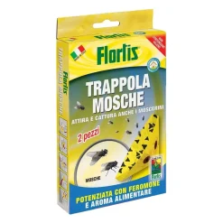 Flortis trappola mosche triangolare 2 pz