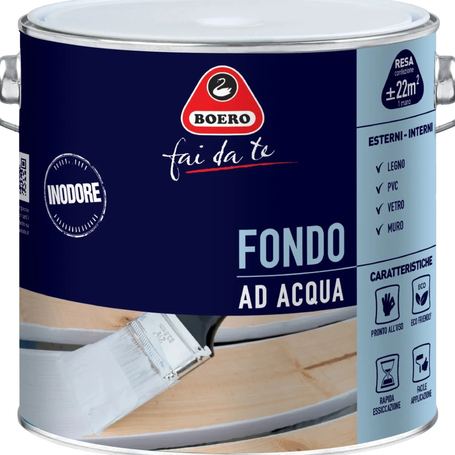 Fondo ad acqua per smalti 2 lt Boero