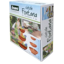 Fontana con ciotole set 3 pz Bama 50x64 cm